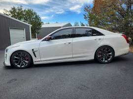 Pre-owned, 2017, Cadillac CTS-V, 2018 CTS-V IMSA Championship Edition, 20920 miles, Crystal White Tricoat