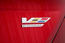 New, 2025, Cadillac CT4-V Blackwing, 4 miles, Radiant Red Tintcoat