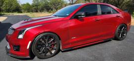 Pre-owned, 2016, Cadillac ATS-V, 45100 miles, Red Obsession Tintcoat