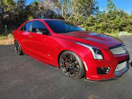 Pre-owned, 2016, Cadillac ATS-V, 45100 miles, Red Obsession Tintcoat