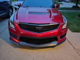 Pre-owned, 2017, Cadillac ATS-V, 48000 miles, Red Obsession Tintcoat