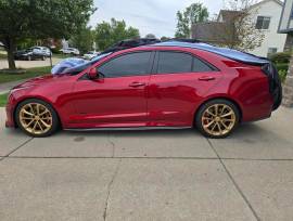 Pre-owned, 2017, Cadillac ATS-V, 48000 miles, Red Obsession Tintcoat